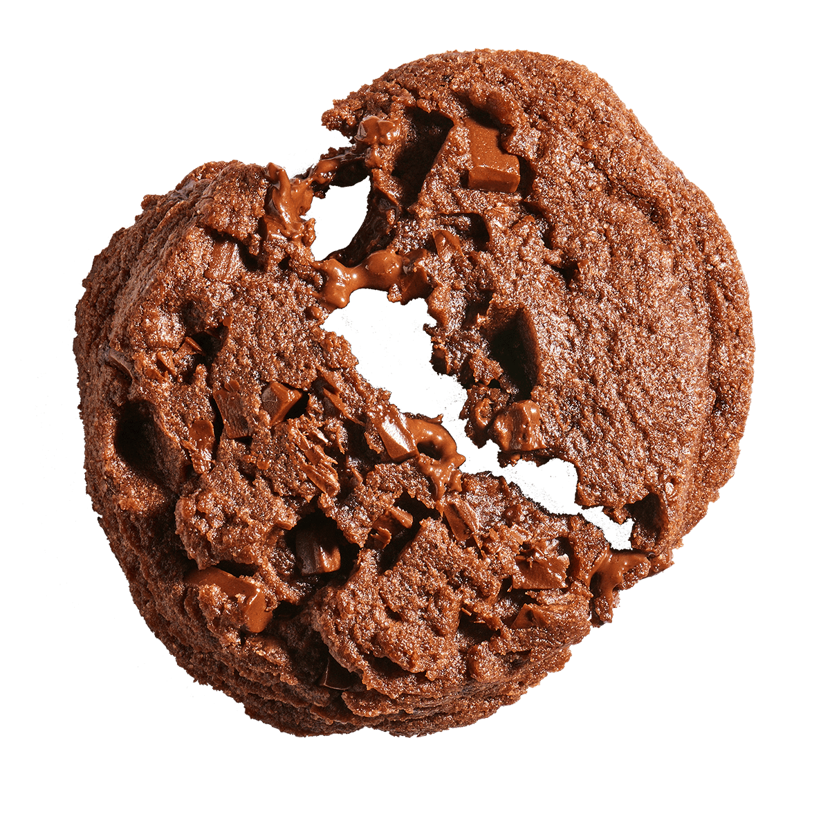 Vegan double chocolate chip cookie