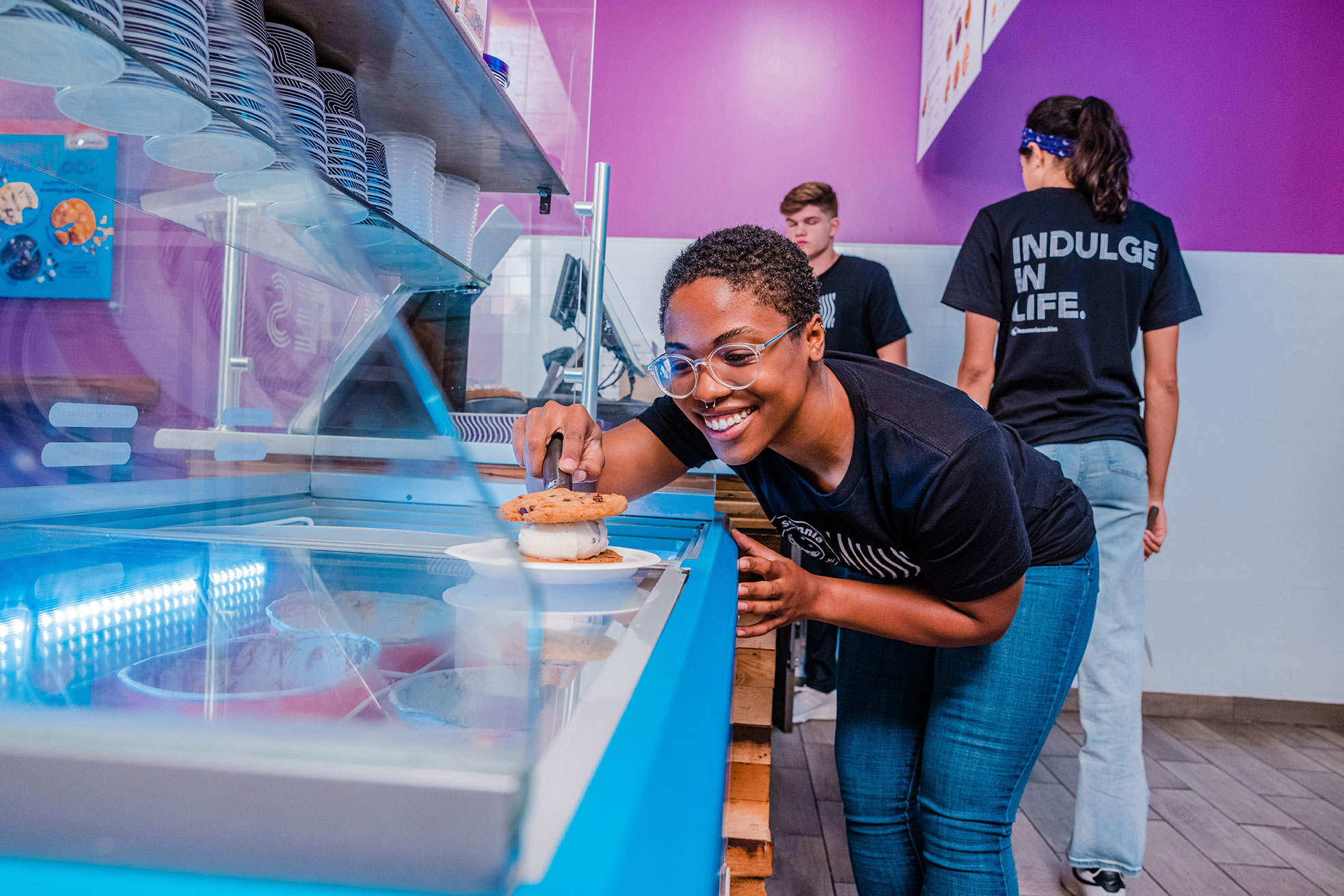 Insomnia Cookies Employees Staying Calm
